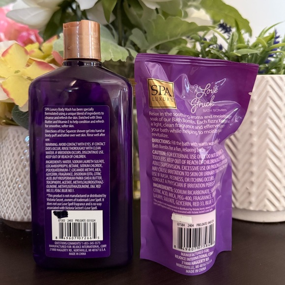 🆕🪻 SPA LUXURY “LOVE STRUCK” 3-PIECE BODY CARE SET. BRAND NEW FULL SIZE. - Picture 5 of 7